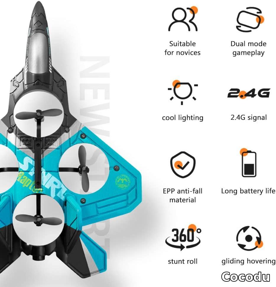 Mini RC Airplane Toy for Kids – 2.4GHz EPP Foam Remote Control Plane